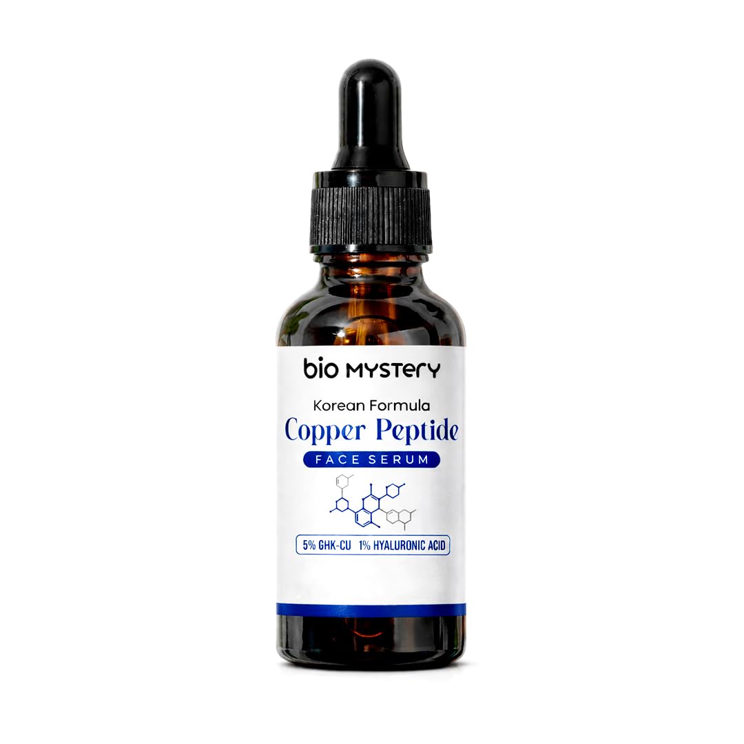 Bio Mystery Copper Peptide Face Serum – Anti-Aging Korean Formula for Firm, Smooth & Youthful Skin | Regenerate, Restore & Hydrate | 30ml