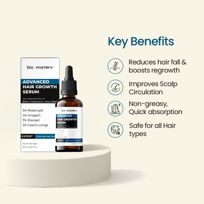 Advanced Hair Growth Serum with added benefits of Biotin | Rosemerry | Rice Water