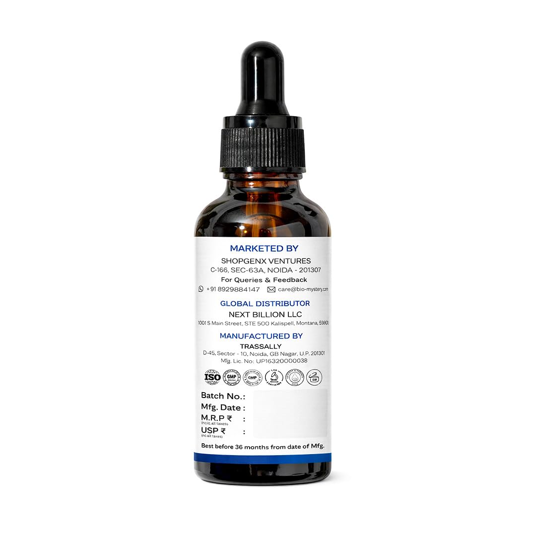 Bio Mystery Copper Peptide Face Serum – Anti-Aging Korean Formula for Firm, Smooth & Youthful Skin | Regenerate, Restore & Hydrate | 30ml