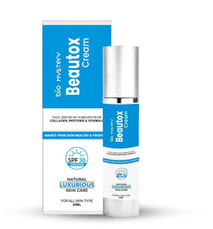 Beautox Face Cream 50ml / 1.7 Oz Natural Botox Alternative That Visibly Reduces Wrinkles, Smooths Fine Lines, Lifts Sagging Skin, Deeply Hydrates Dry Areas & Revives Dull, Aging Complexions