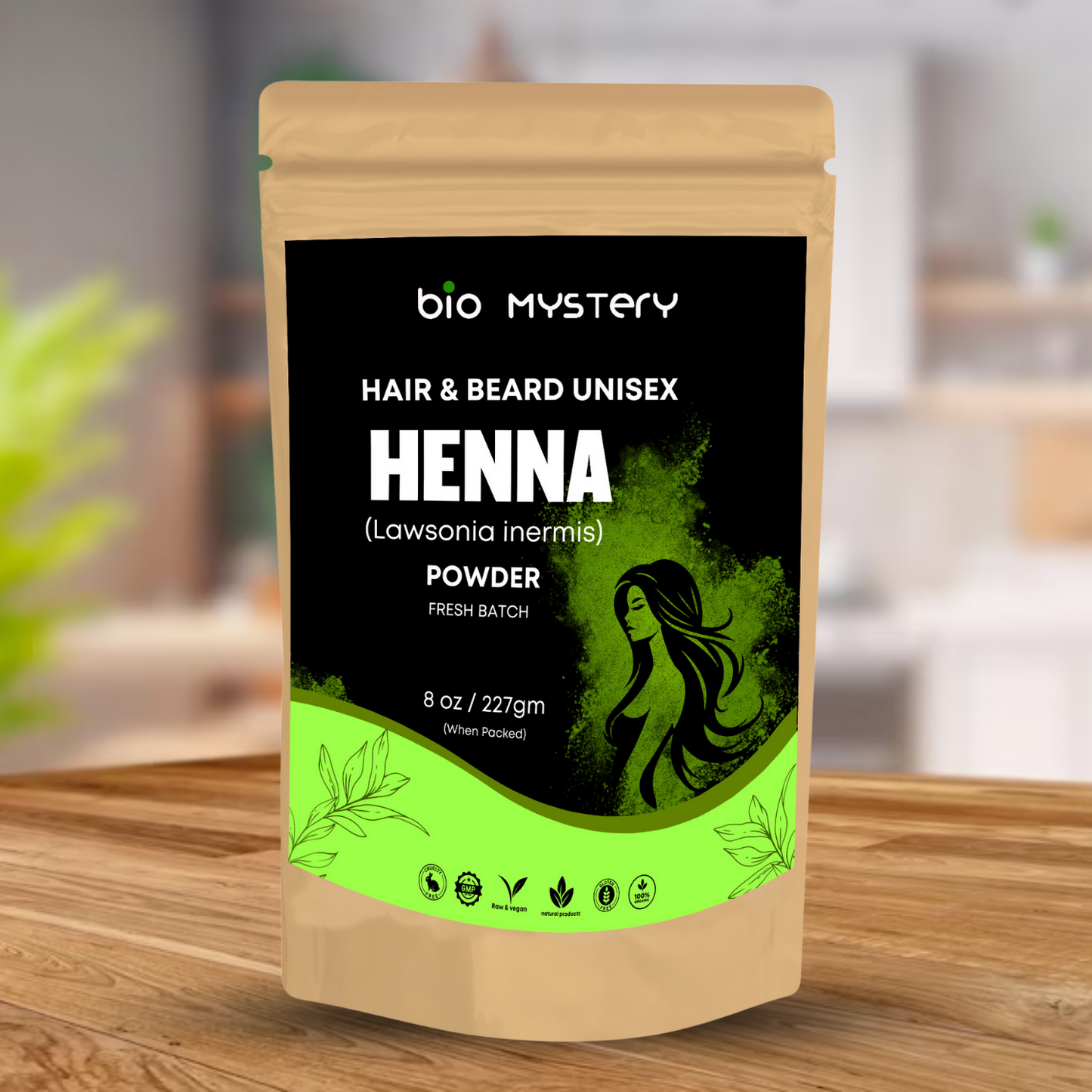 Henna Powder | 100% Pure Lawsonia Inermis for Natural Hair Color & Conditioning | 100Gm