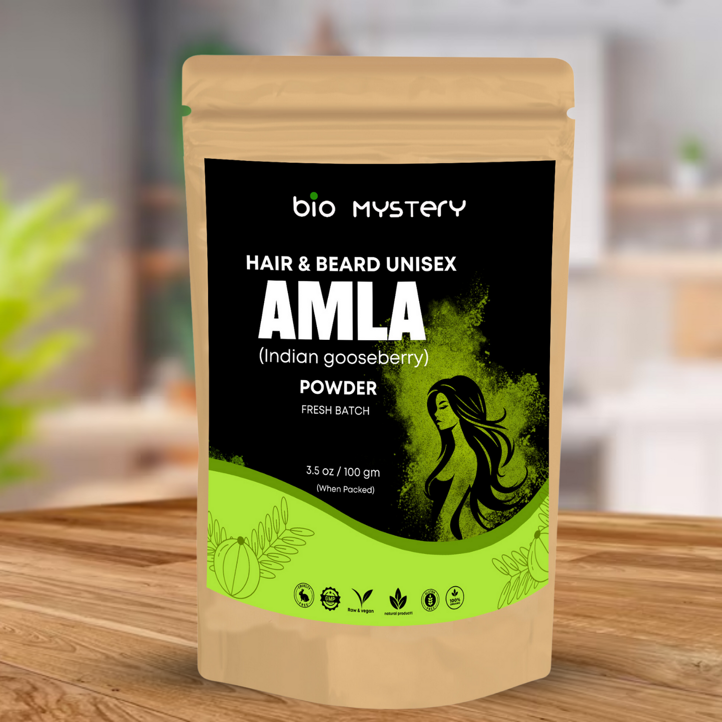 Amla Powder | Indian Gooseberry for Hair Growth – 100g | Natural Scalp Cleanser, Strengthens Roots & Promotes Hair Volume