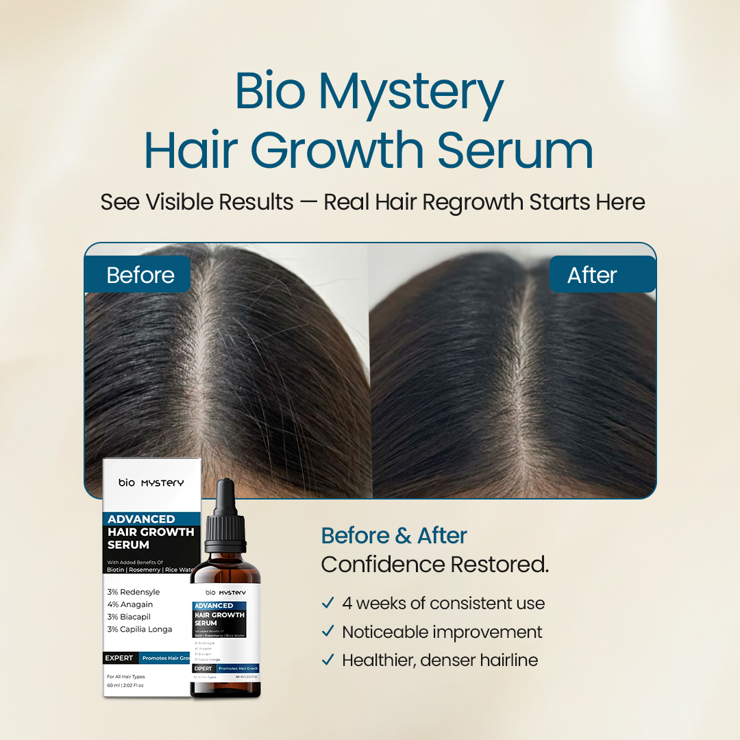 Advanced Hair Growth Serum with added benefits of Biotin | Rosemerry | Rice Water