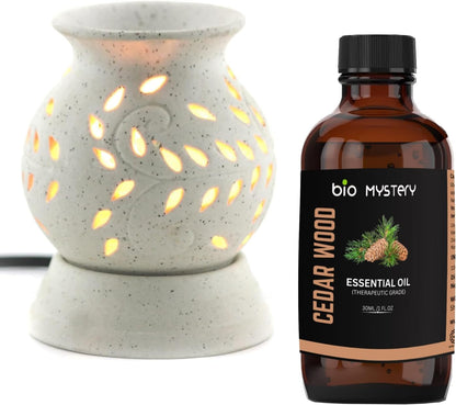 Pure Cedarwood Essential Oil 30ml (1.0 Ounce) | 100% Natural & Steam Distilled | For Hair Growth, Skin Health, Sleep & Aromatherapy