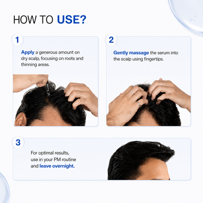 Advanced Hair Growth Serum With Derma Roller 0.5 mm