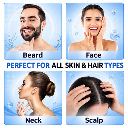 Derma Roller 0.5mm for Hair Growth & Beard Care | 540 Titanium Microneedles Scalp Roller