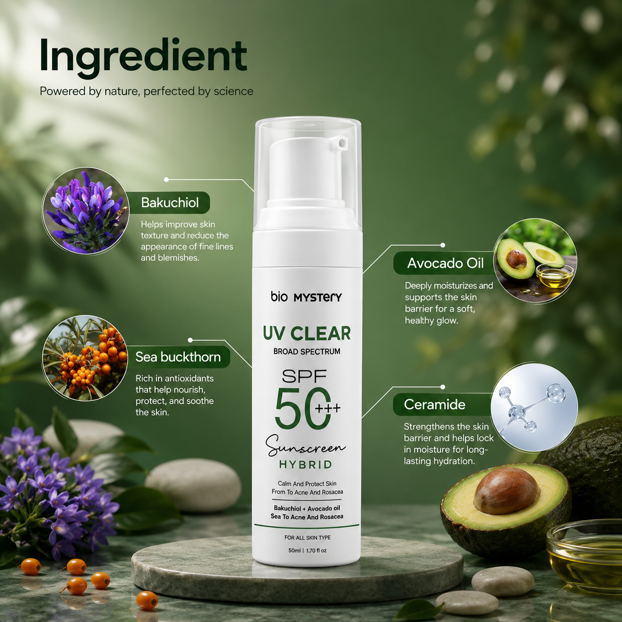 Clear Face Sunscreen Lotion SPF 50+++