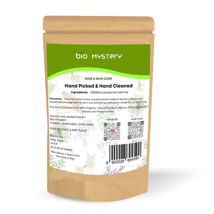 Henna Powder | 100% Pure Lawsonia Inermis for Natural Hair Color & Conditioning | 100Gm