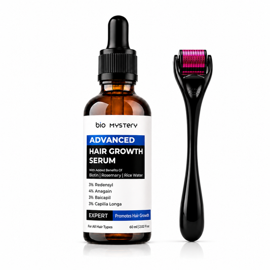 Advanced Hair Growth Serum With Derma Roller 0.5 mm