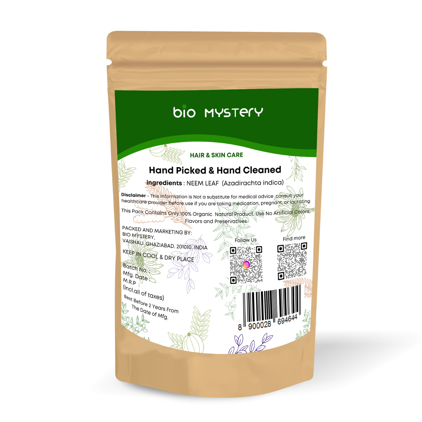 Neem Leaf Powder: The Natural Solution for Clear Skin & Healthy Hair